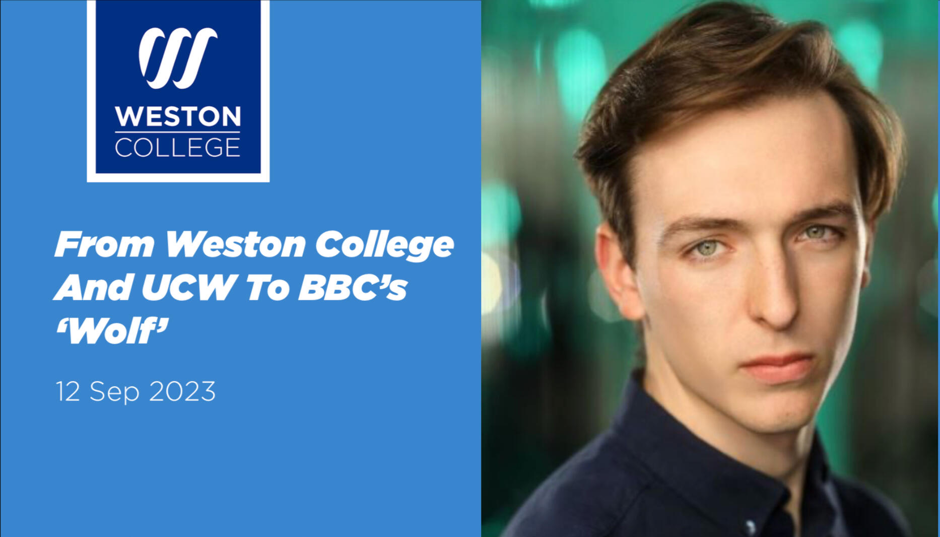 University Centre Weston Article on Paul Skudder