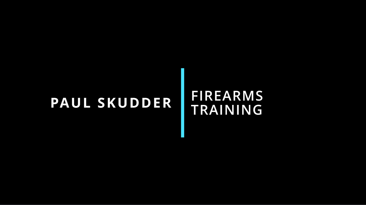 Paul Skudder Actor, Firearms Training Video